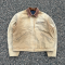 Custom Hooded Jacket With Washed Workwear Finish