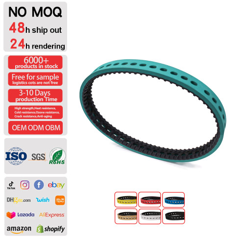 High accuracy B184MXL Coated Timing Belts Use for Pringting Machine Pitch 2.032mm