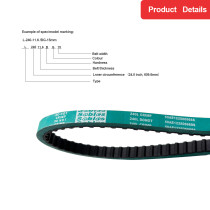210L Coated Timing Belts Use for Sewing Machine Pitch 9.525mm