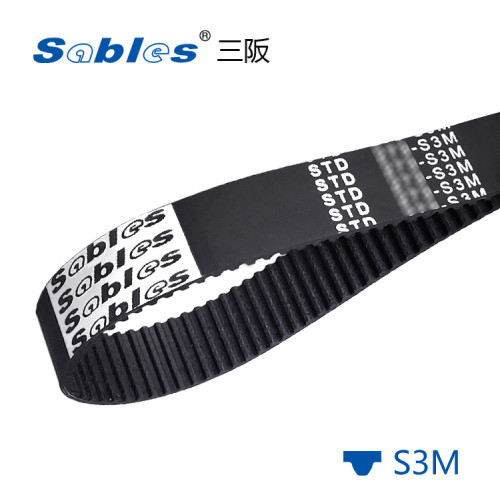 STD3M High Precision Rubber Timing Belts For Industrial Machinery