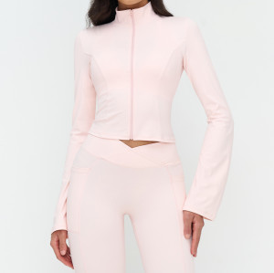 SculptZip High-Neck Fitted Active Jacket