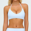 Adjustable Halter Deep V Sports Bra