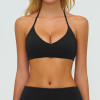 Adjustable Halter Deep V Sports Bra