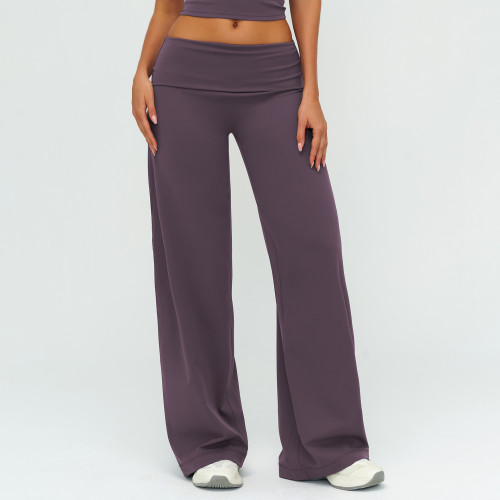 High-Rise Wide-Leg Yoga Pants (Soft Waistband)