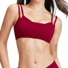 Double-Strap Square-Neck Sports Bra