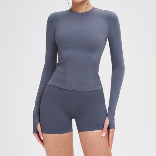 Seamless Sculpt Long Sleeve Romper