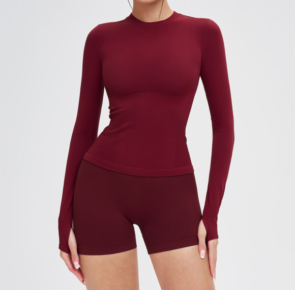 Seamless Sculpt Long Sleeve Romper