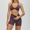 Halter Twist Bikini Top & High-Waist Shorts Set | Sculpt Fit