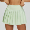 High-Waist Pleated Performance Skort