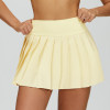 High-Waist Pleated Performance Skort