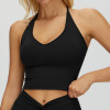 V-Neck Halter Sculpt Tank