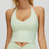 V-Neck Halter Sculpt Tank