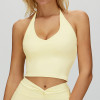 V-Neck Halter Sculpt Tank