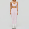 Seamless V-Neck Bra + High-Waist Leggings Set