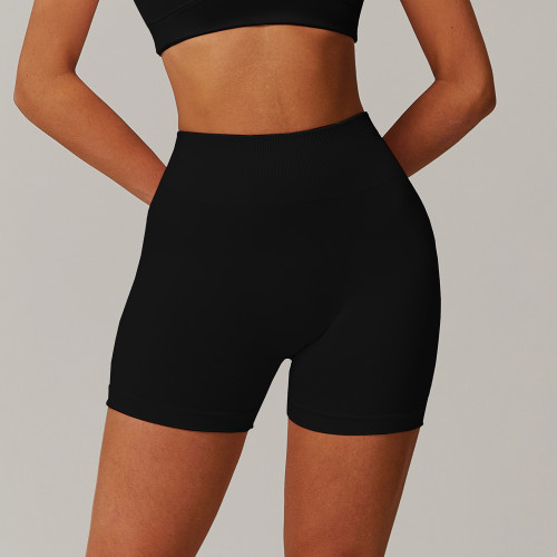 Seamless High-Waist Sculpting Biker Shorts