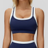 Contrast Trim Square-Neck Sports Bra