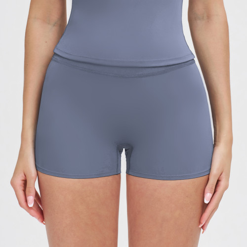 High-Waist Sculpting Biker Shorts