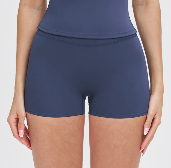 High-Waist Sculpting Biker Shorts