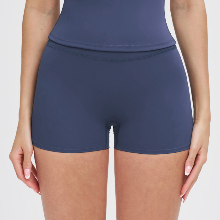 High-Waist Sculpting Biker Shorts