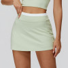 High-Waist Performance Tennis Mini Skirt