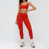 Halter Sports Bra & High-Waist Full-Length Leggings Set