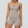 Second-Skin Sculpt One-Piece Romper