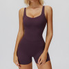 Second-Skin Sculpt One-Piece Romper