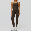 Square-Neck Camisole Top & High-Waist Leggings Set