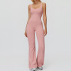 SculptFlex Flared-Leg One-Piece Jumpsuit
