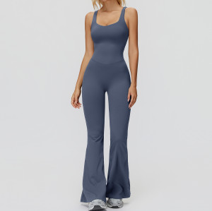 SculptFlex Flared-Leg One-Piece Jumpsuit