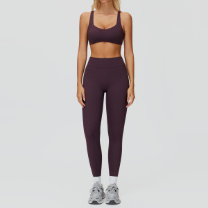 CoreSculpt Scoop-Neck Sports Bra & High-Waist Leggings Set