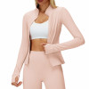 Zip-Up Mock Neck Sculpt Jacket & High-Waist Leggings Set