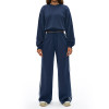 EasyTrack Cropped Sweatshirt & Wide-Leg Jogger Set