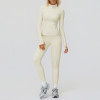 Zip-Up Sculpt Training Jacket + High-Waist Leggings Set