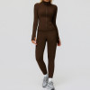Zip-Up Sculpt Training Jacket + High-Waist Leggings Set
