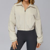CityBreeze Cropped Zip-Up Bomber Jacket