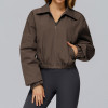 CityBreeze Cropped Zip-Up Bomber Jacket