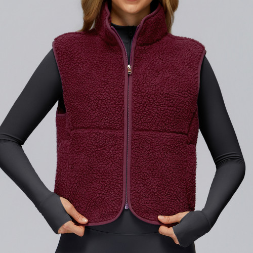 CozyLayer Sherpa Zip-Up Vest