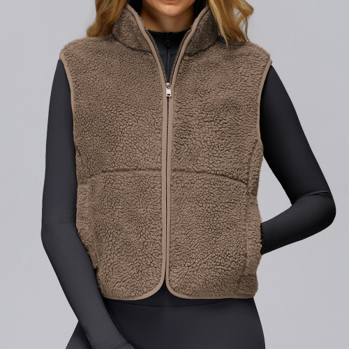 CozyLayer Sherpa Zip-Up Vest