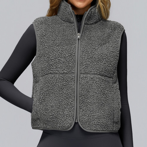 CozyLayer Sherpa Zip-Up Vest