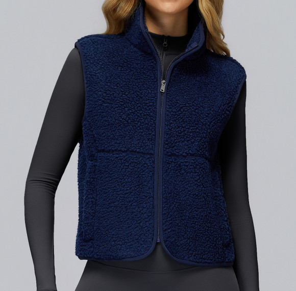 CozyLayer Sherpa Zip-Up Vest