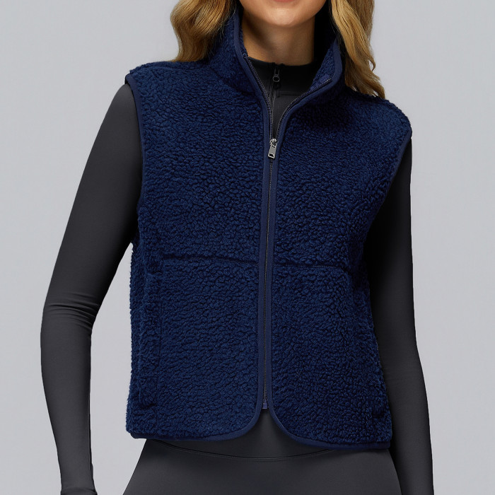 CozyLayer Sherpa Zip-Up Vest