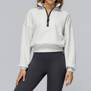 CoreEase Half-Zip Cropped Pullover