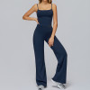 Square-Neck Sculpt Camisole + Wide-Leg Pants Set
