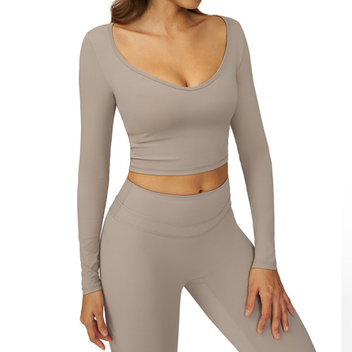 ContourWrap Long Sleeve Crop Top