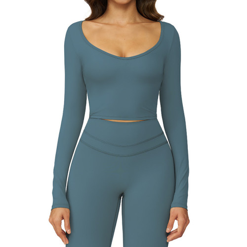 ContourWrap Long Sleeve Crop Top