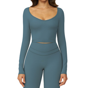 ContourWrap Long Sleeve Crop Top