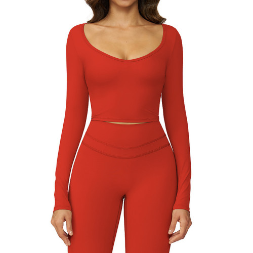 ContourWrap Long Sleeve Crop Top