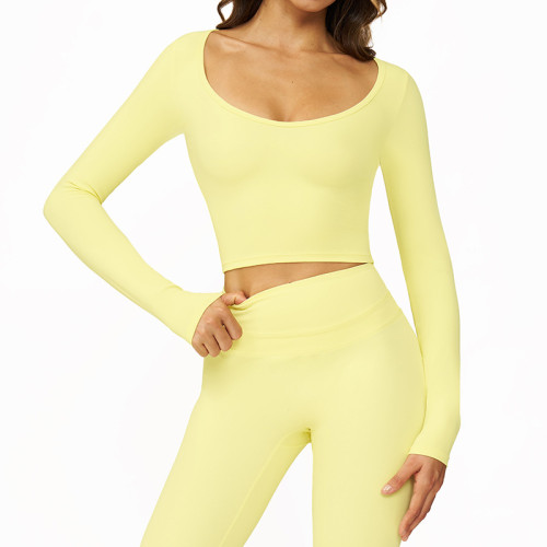 ContourWrap Long Sleeve Crop Top