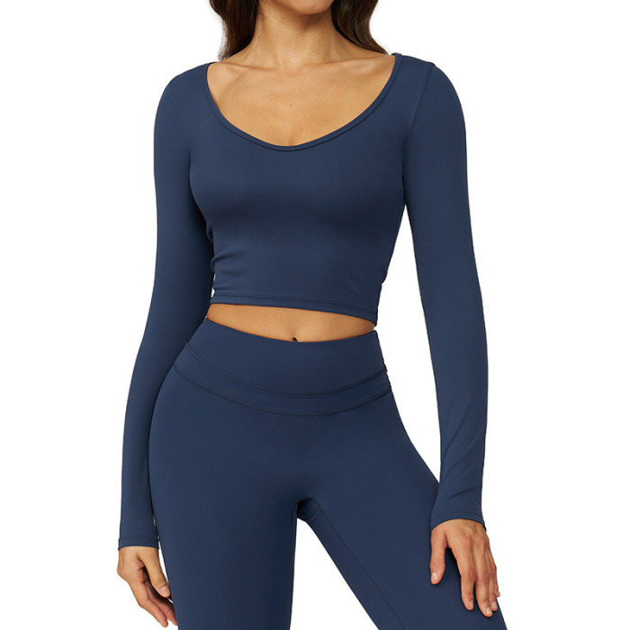 ContourWrap Long Sleeve Crop Top